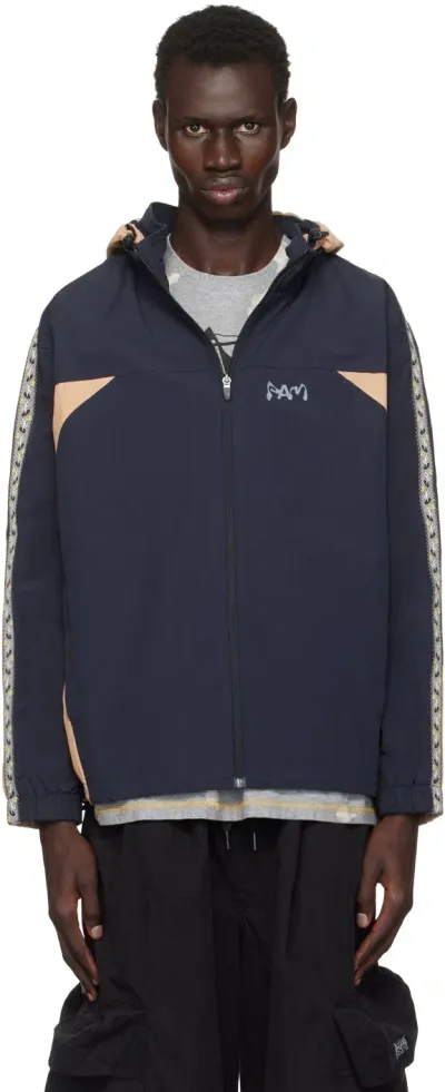 Perks And Mini Navy 'the Loft' Shell Jacket