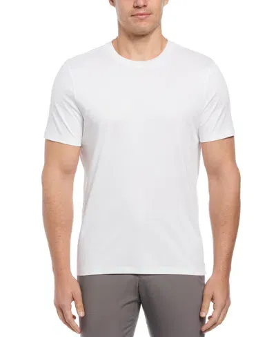 Perry Ellis Men's Cool Interlock T-shirt In Bright White