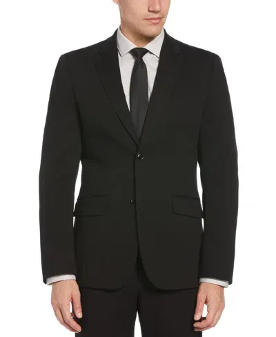 Perry Ellis Men's Slim Fit Performance Tech Suit Jacket In Black