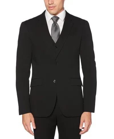 Perry Ellis Men's Very Slim Fit Performance Tech Suit Jacket In Black