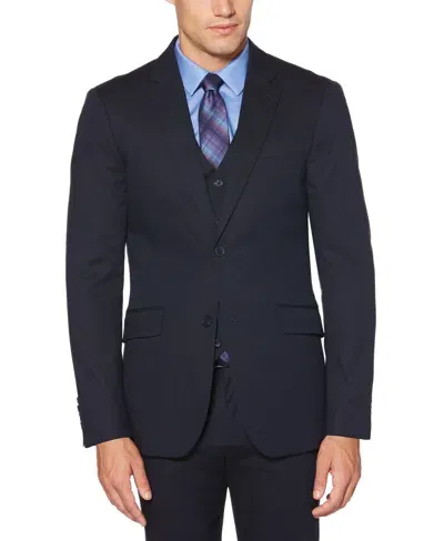 Perry Ellis Men's Very Slim Fit Performance Tech Suit Jacket In Dark Sapphire,blue