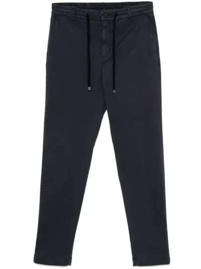 Peserico Drawstring Chinos In Blue