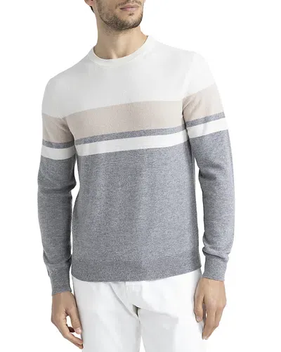 Peserico Merino Crewneck Sweater In Granite