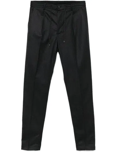 Peserico Pleat-detail Trousers In Grey