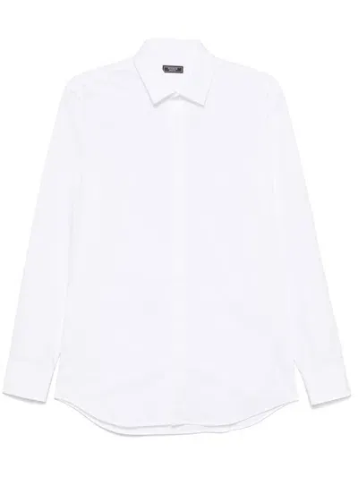 Peserico Poplin Shirt In White