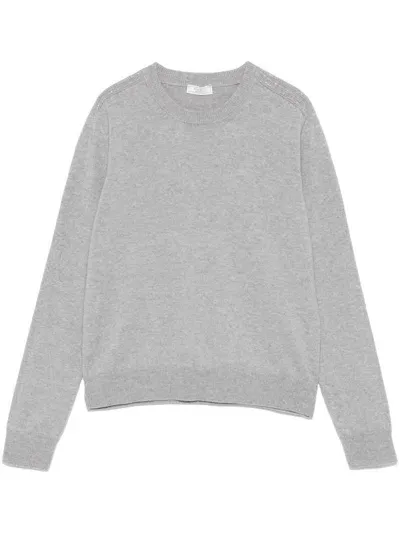 Peserico Punto Luce-trim Sweater In Grey