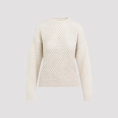 Peserico Sweater Rete In Neutrals