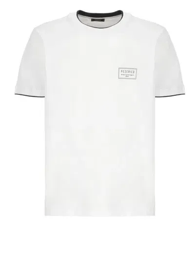 Peserico T-shirt With Logo In White