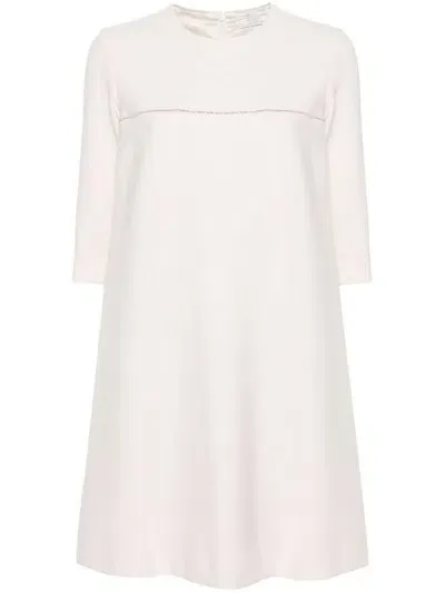 Peserico Bead-embellished Dress In White