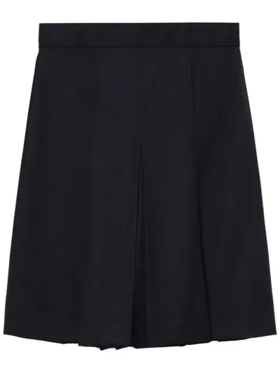 Peter Do Pleated Bermuda Shorts In 黑色