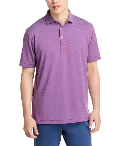 Peter Millar Jubilee Performance Jersey Polo In Pomegranate