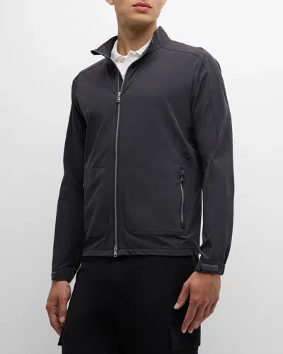 Peter Millar Men's Lightweight Contour Jacket In Black