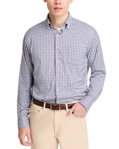 Peter Millar Prairie Performance Button Down Shirt In Galaxy