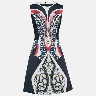 Pre-owned Peter Pilotto Multicolor Printed Crepe Sleeveless Mini Dress S