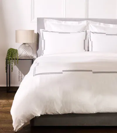 Peter Reed Croston King Duvet Cover Set In White