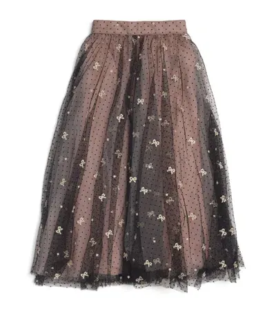 Petite Amalie Kids' Tulle Bow Skirt In Multi