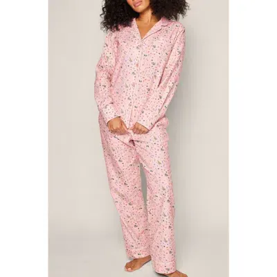 Petite Plume Nostalgic Sweets Cotton Pajamas In Pink