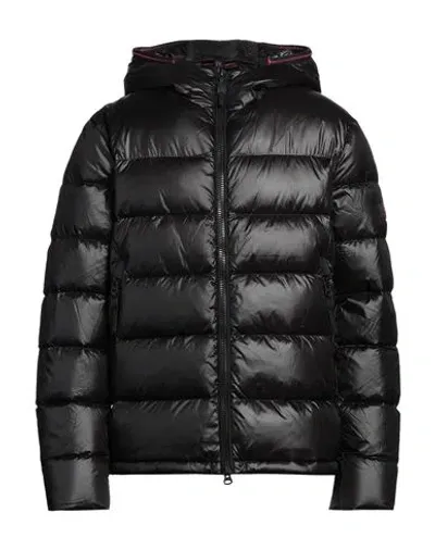 Peuterey Man Puffer Black Size L Polyamide