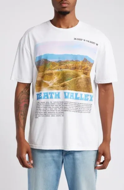 Philcos Death Valley Cotton Graphic T-shirt In Natural Pigment