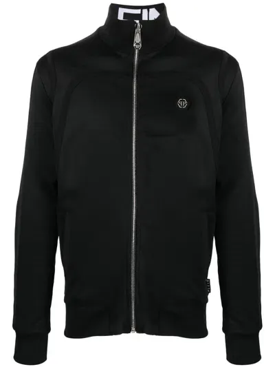 Philipp Plein Appliqué-detail Bomber Jacket In Black