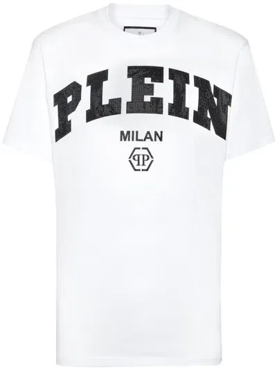 Philipp Plein College T-shirt In White