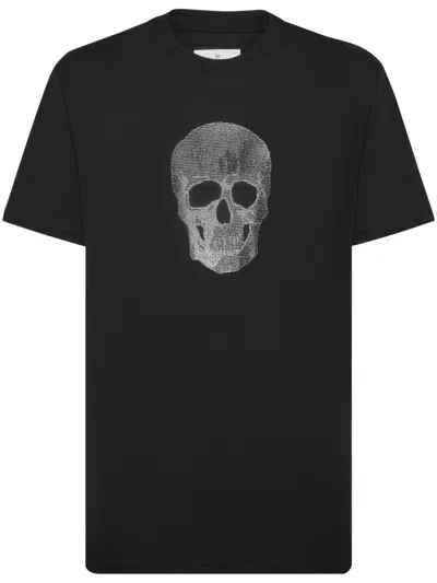 Philipp Plein Crystal Skull T-shirt In Black