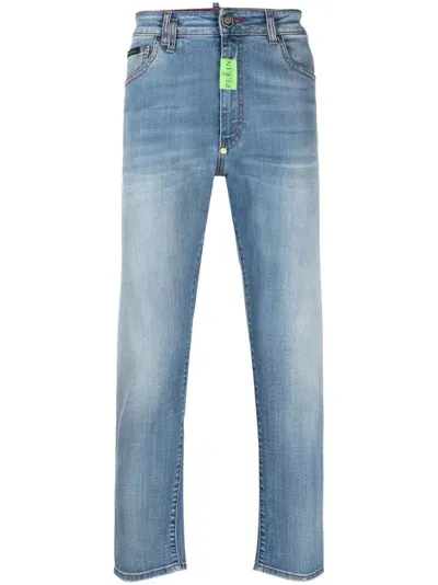 Philipp Plein Detroit Slim-fit Jeans In Blue