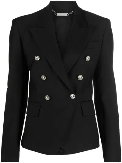 Philipp Plein Double-breasted Blazer In Black