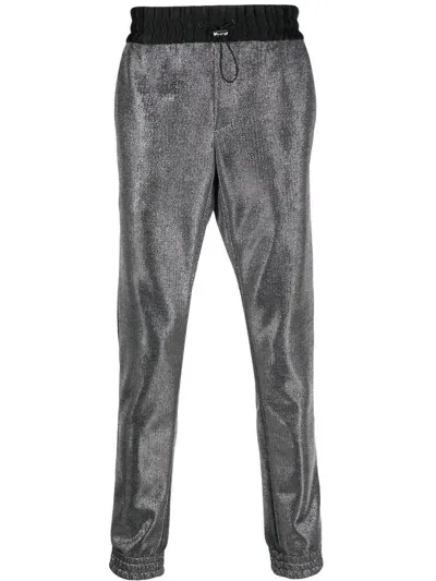 Philipp Plein Drawstring Track Pants In Black