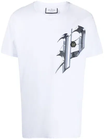 Philipp Plein Graphic-print Cotton T-shirt In White