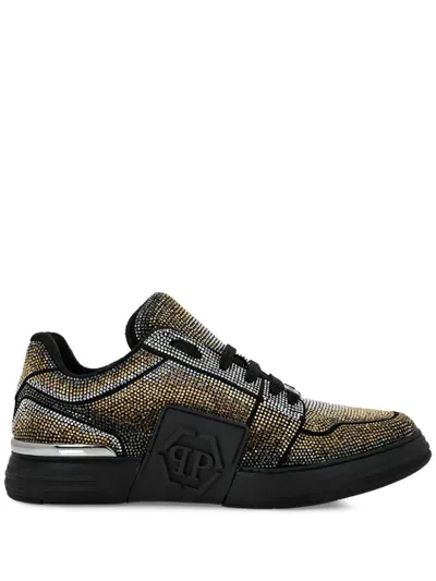 Philipp Plein Hexagon Low-top Sneakers In Black