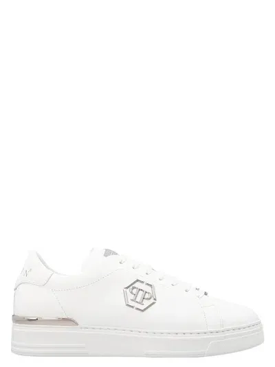 Philipp Plein Logo-plaque Leather Sneakers