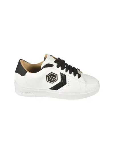 Philipp Plein Hexagon Sneakers In White