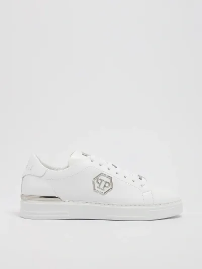 Philipp Plein Lo-top Sneaker Hexagon Sneaker In White