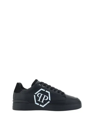 Philipp Plein Lo Top Sneakers In Black