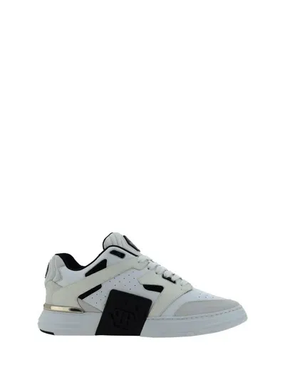 Philipp Plein Lo Top Sneakers In White