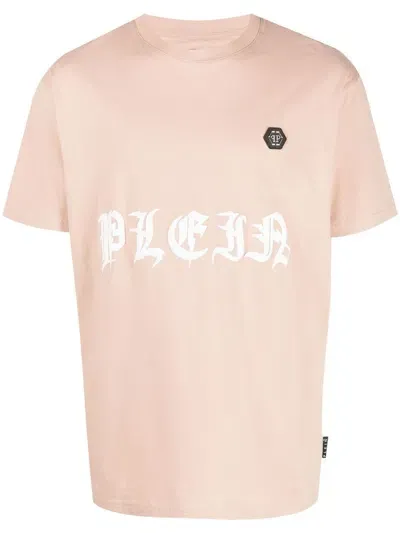 Philipp Plein Logo-patch T-shirt In Neutrals