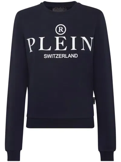 Philipp Plein Logo-print Sweatshirt In Black