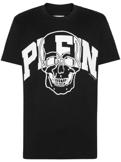 Philipp Plein Logo Print T-shirt In ブラック