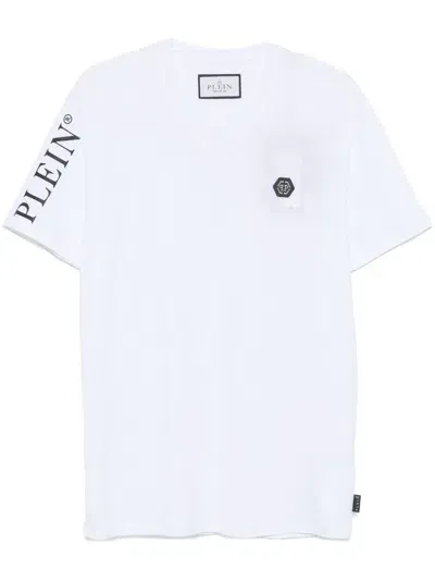 Philipp Plein Logo-print T-shirt In White