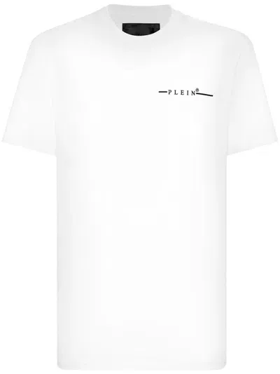 Philipp Plein Logo Print T-shirt In White