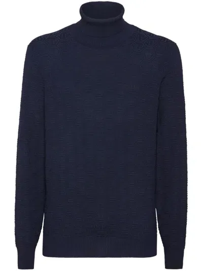 Philipp Plein Monogram Sweatshirt In Blue