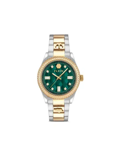 Philipp Plein Queen 38mm In Green/two-tone