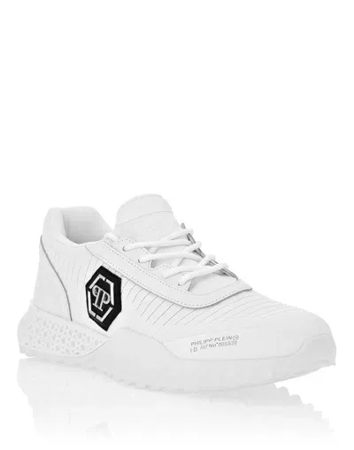 Philipp Plein Runner Hexagon Low-top Sneakers In White