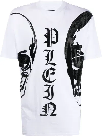 Philipp Plein Short Sleeve T-shirt In White