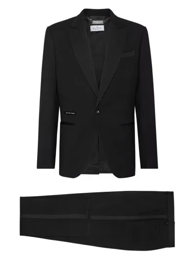 Philipp Plein Single-breasted Suit In Black