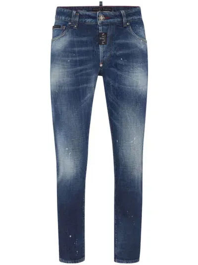 Philipp Plein Skinny-fit Denim Jeans In Blue