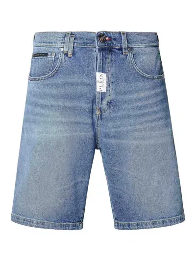 Philipp Plein Straigth Leg Jeans In Blue