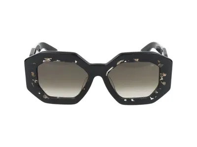 Philipp Plein Sunglasses In Glossy Black