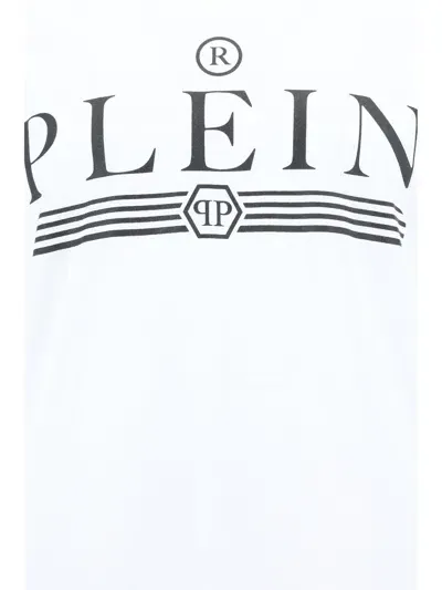 Philipp Plein T-shirt Round Neck Ss In Gold